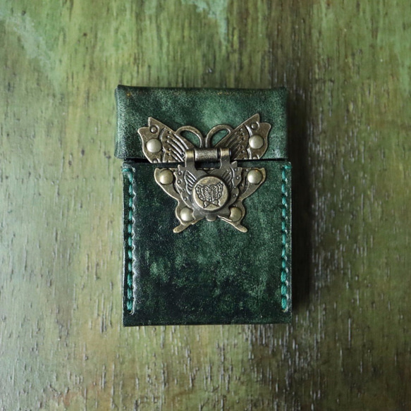 アンティーク シガレットケース ブルーエナメル 【公式通販】