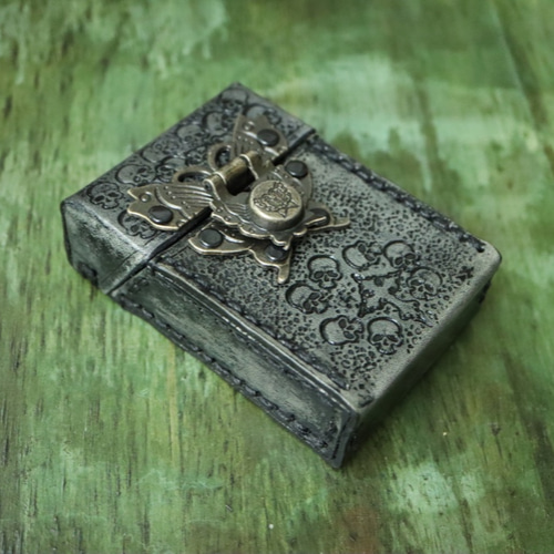 シガレットケース アンティーク ヴィンテージ シガレットケース（アンティーク風・黒） その他ケース OWL HOUSE