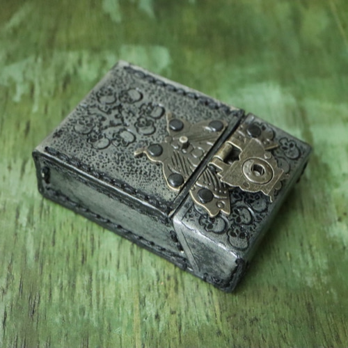 シガレットケース（アンティーク風・黒） その他ケース OWL HOUSE