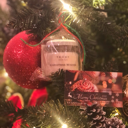 お好きな香りのソイキャンドル＆くるくる回転クリスマスカルーセル