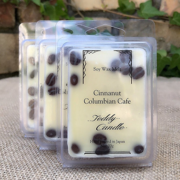 アロマソイワックスメルト、ワックスサシェ、 Soy Wax Melt 70g