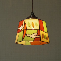 ランプ 53「旅する鳥 9」＋ペンダント灯具 1枚目の画像