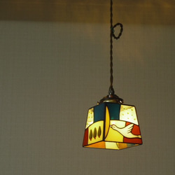 小さな旅する鳥ランプ 4 ＋ペンダント灯具 2枚目の画像