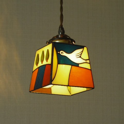 小さな旅する鳥ランプ 4 ＋ペンダント灯具 3枚目の画像
