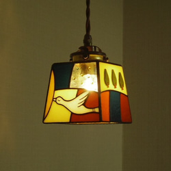 小さな旅する鳥ランプ 4 ＋ペンダント灯具 4枚目の画像
