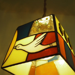 小さな旅する鳥ランプ 4 ＋ペンダント灯具 6枚目の画像