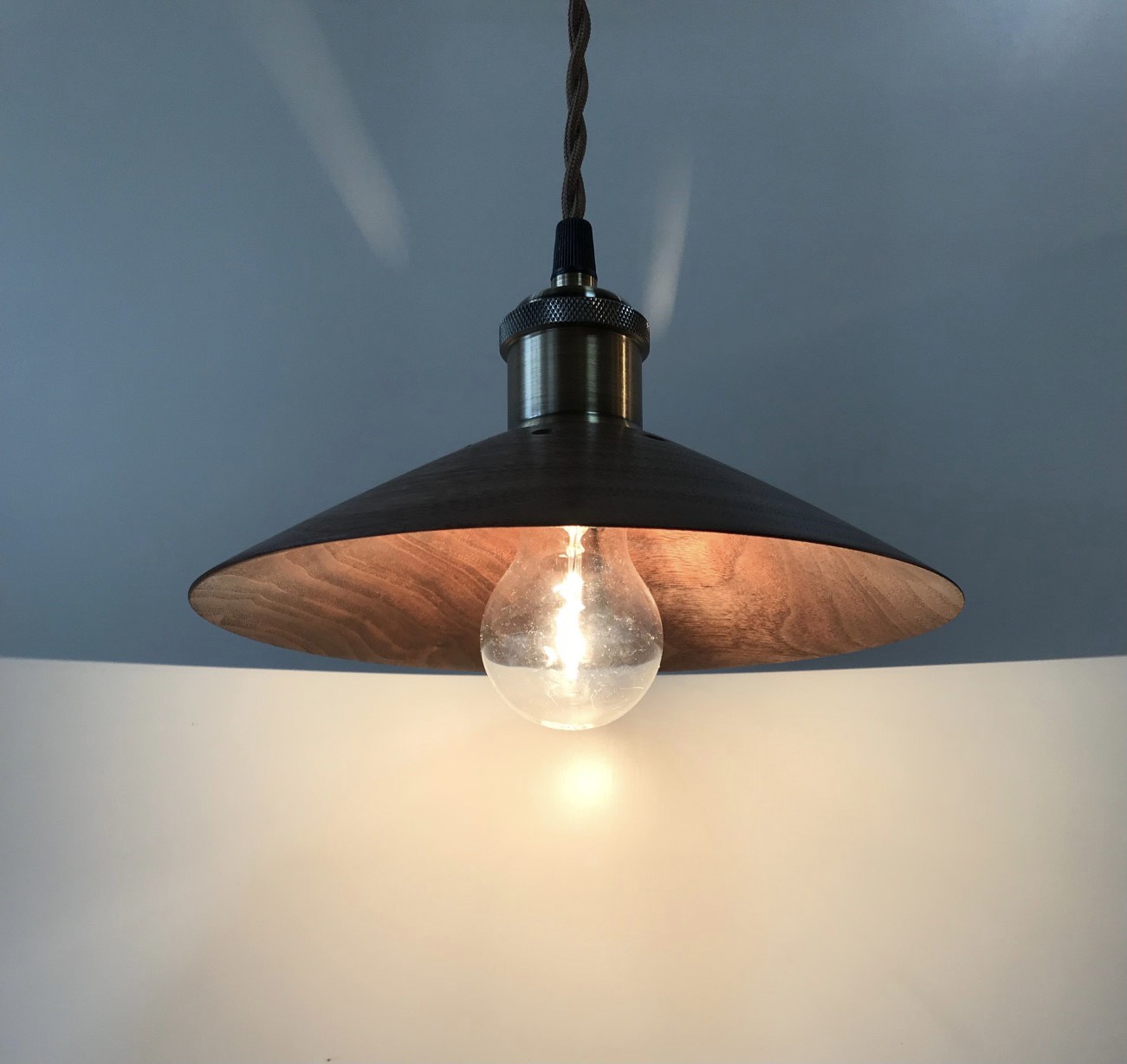 ランプシェード ウォールナット シーリングライト・ペンダントライト n