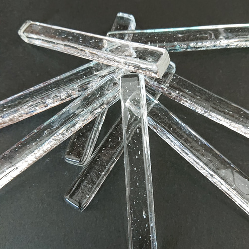 クリアガラスのカトラリーレスト 箸・箸置き 秋ing-glass工房 通販