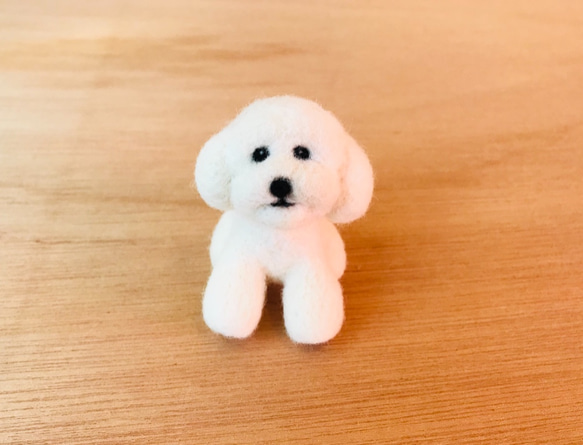 トイプードル　ホワイト　テディベア　ぬいぐるみ Partner's トイ・プードル テディベアカット ホワイト