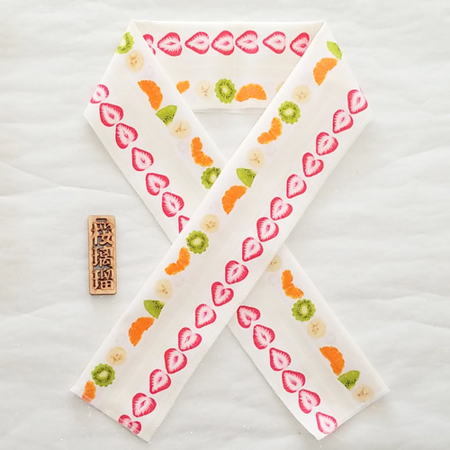 半衿 フルーツサンド柄 和装小物（帯・半襟） 桜璃瑠(さくらりる) 通販