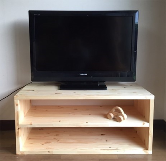 シンプルなテレビボード(W800)《受注生産》[木工職人がつくる]高品質の天然木の家具 4枚目の画像