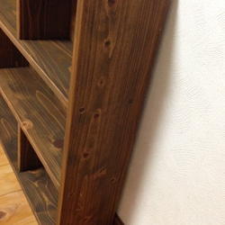 紀州ひのきの収納棚　WIDE(W800)《受注生産》[和歌山の木工職人がつくる]高品質の天然木の家具 2枚目の画像