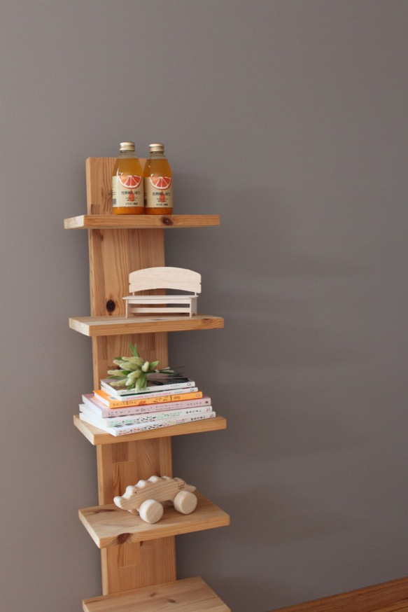 只今追加生産中 ブックタワー ストレート クリア/01 本棚・絵本棚