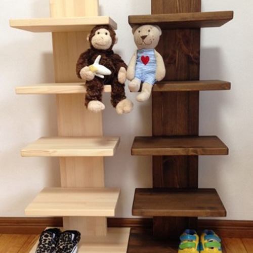 只今追加生産中 ブックタワー ストレート クリア/01 本棚・絵