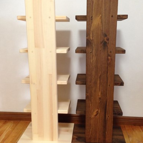 只今追加生産中 ブックタワー ストレート クリア/01 本棚・絵