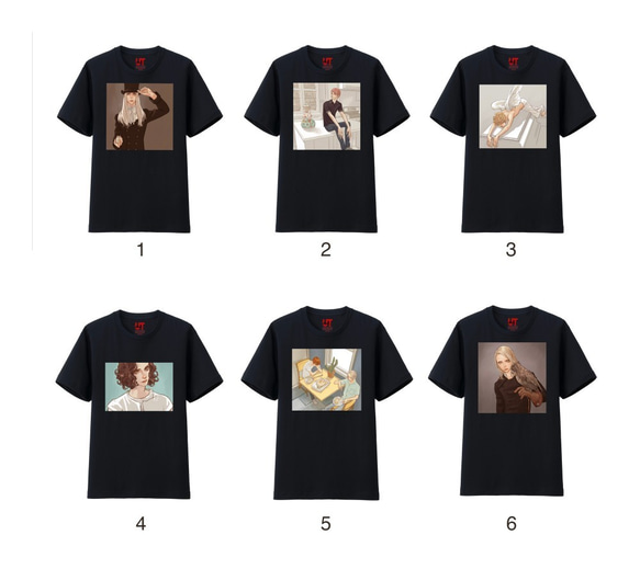 【1 - 6】100designs 多田由美 Tシャツ 2枚目の画像