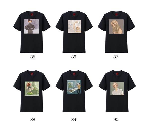 【85 - 90】100designs 多田由美 Tシャツ 2枚目の画像