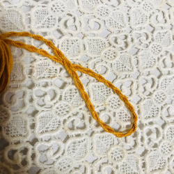インド製綿100％糸で作ったハンドメイドタッセル Ocre 4枚目の画像