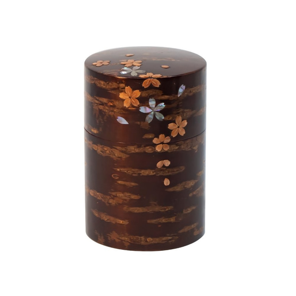 伝統工芸品 みちのく工芸 手造り お盆 天然木製 / 手焼きつた桜皮シリーズ 秋田、角館の樺細工。 山に自生する桜の木の皮を利用した伝統工芸