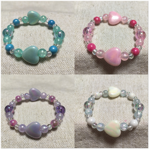 ベビー用ブレスレットキッズブレスレット幼児 星バラハート キッズ