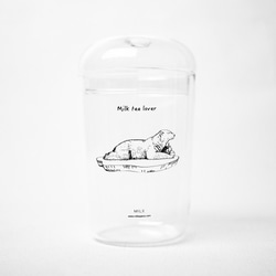 漂浮北極熊玻璃杯 第2張的照片