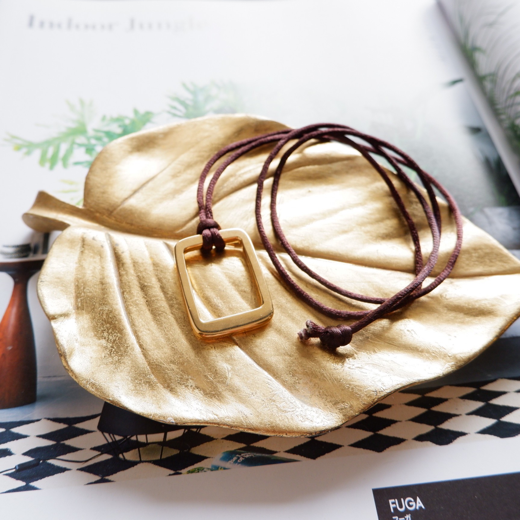 レクタングルフレームトップペンダント