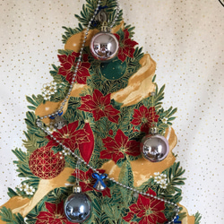 クリスマスツリーの壁掛け 2枚目の画像