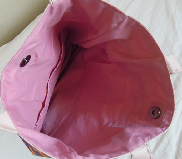 送料無料　台湾客家花布のバッグ02 5枚目の画像