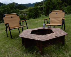 鹿角型ジャグスタンド【国産ヒノキ材】｜ アウトドア キャンプ