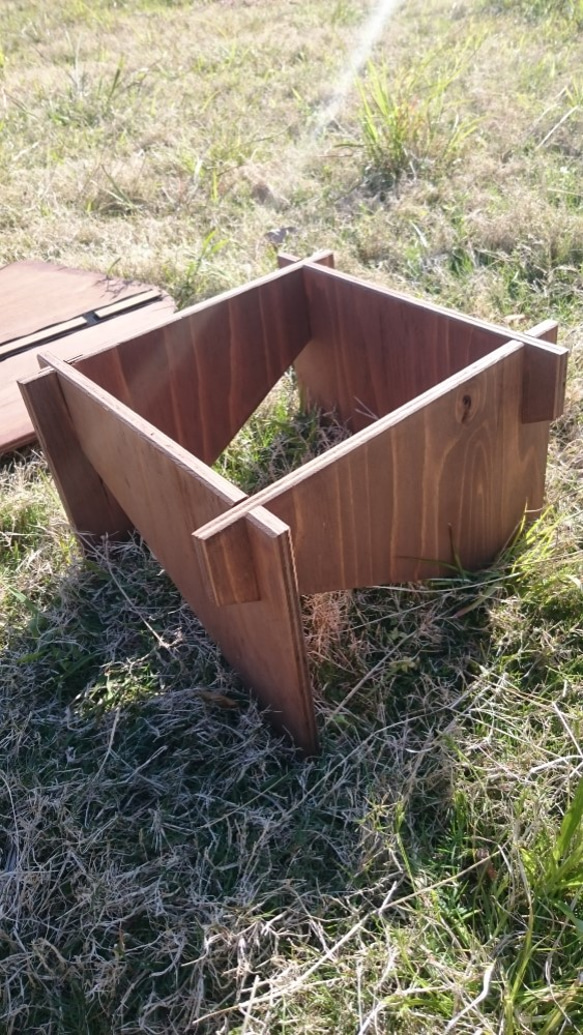 ヘキサテーブル　折り畳みサイドテーブルコンパクト 5枚目の画像