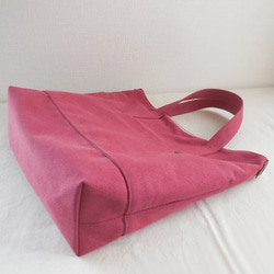 トラディショナル トートバッグ ヴィンテージ帆布 ローズ 3枚目の画像