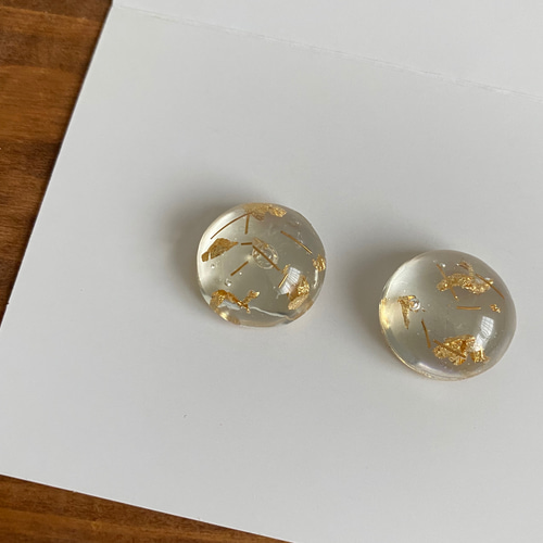 レジン アクセサリー ピアス（スタッド・一粒） Erika 通販