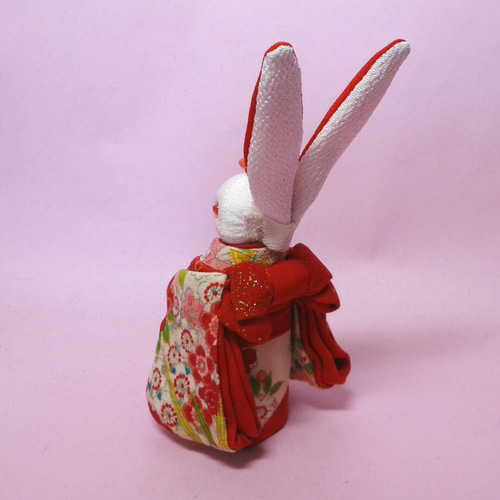 着物うさぎ ちりめん細工 その他人形 和布細工工房 愛彩 通販