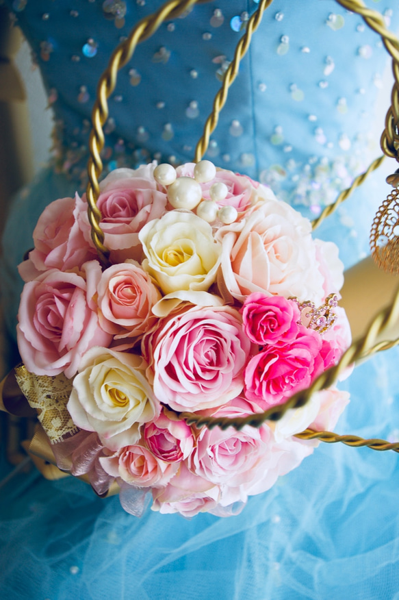 クラウンステッキブーケ＆ブートニア ＜Q