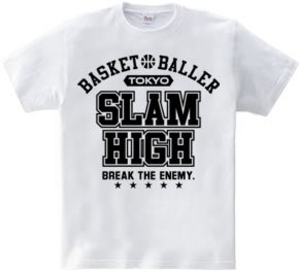バスケTシャツ「TOKYO SLAM HIGH」 3枚目の画像