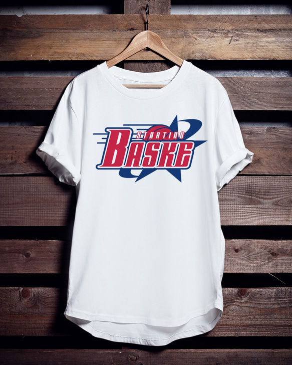 バスケTシャツ「STARTING BASKE」 1枚目の画像