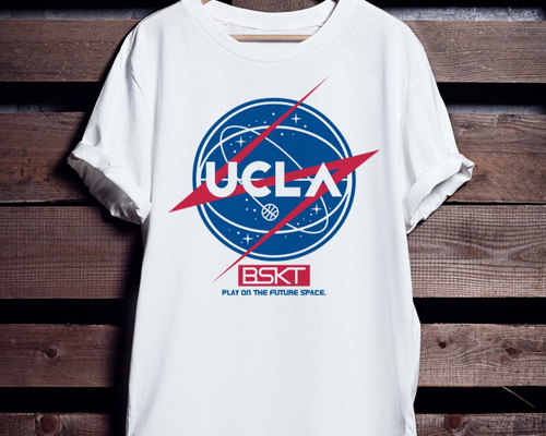 バスケ宇宙Tシャツ「UCLA BSKT SPACE」 Tシャツ ｢MessagE｣ 通販