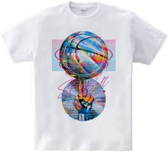 バスケTシャツ「Spin Ball」 3枚目の画像