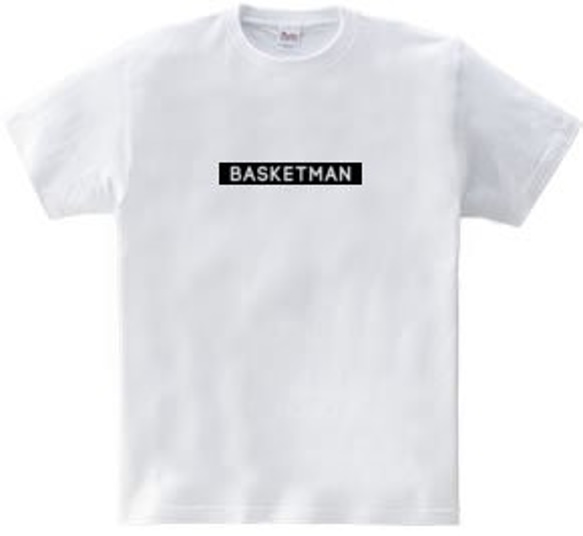 バスケTシャツ「BASKETMAN」 3枚目の画像