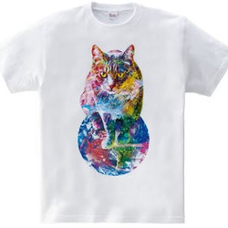 ねこバスケTシャツ「Baske Cats」 3枚目の画像