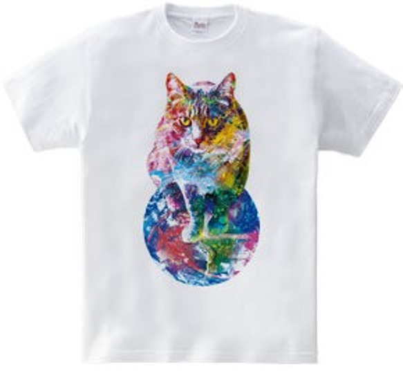 ねこバスケTシャツ「Baske Cats」 3枚目の画像