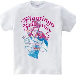 バスケTシャツ「Flamingo Fadeaway」 3枚目の画像