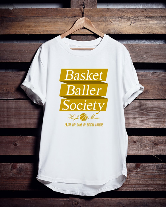 バスケTシャツ「Basket Baller Society」 1枚目の画像