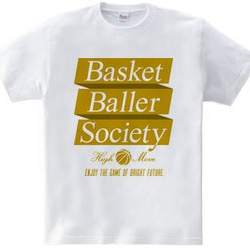 バスケTシャツ「Basket Baller Society」 3枚目の画像