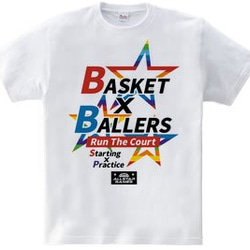 バスケTシャツ「BASKET×BALLERS」 3枚目の画像