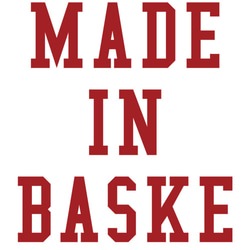 バスケTシャツ「MADE IN BASKE」 2枚目の画像