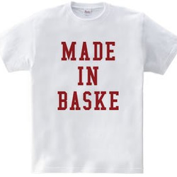 バスケTシャツ「MADE IN BASKE」 3枚目の画像