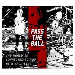 バスケTシャツ「PASS THE BALL」 2枚目の画像