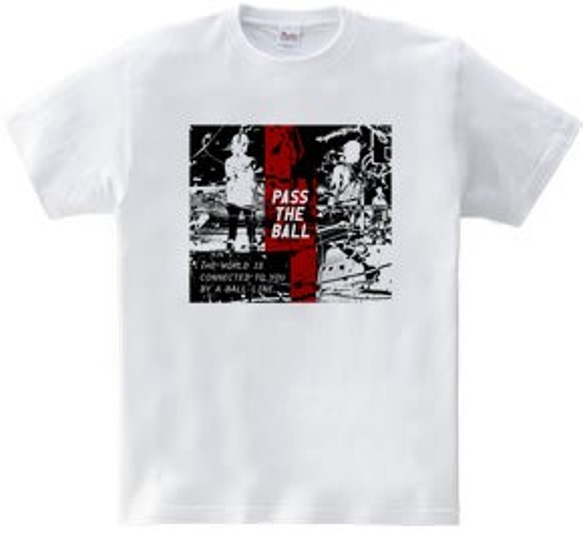 バスケTシャツ「PASS THE BALL」 3枚目の画像