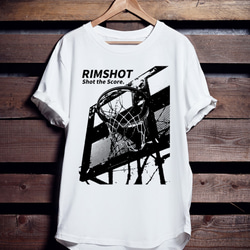 バスケTシャツ「RIMSHOT」 1枚目の画像